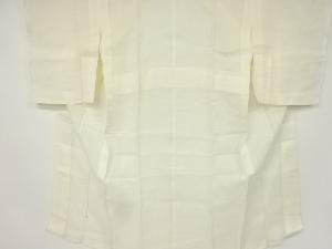 アンティーク　透かし織流水に花模様夏用長襦袢